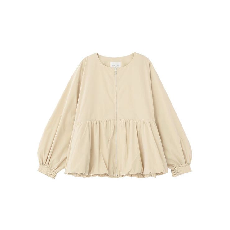 ノーカラーペプラムブルゾン | Green Parks  | 詳細画像22 