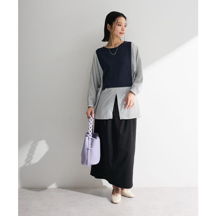 脇リボンドッキングチュニック | Green Parks  | 詳細画像2 