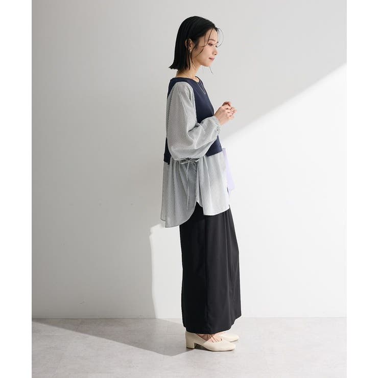 脇リボンドッキングチュニック | Green Parks  | 詳細画像3 