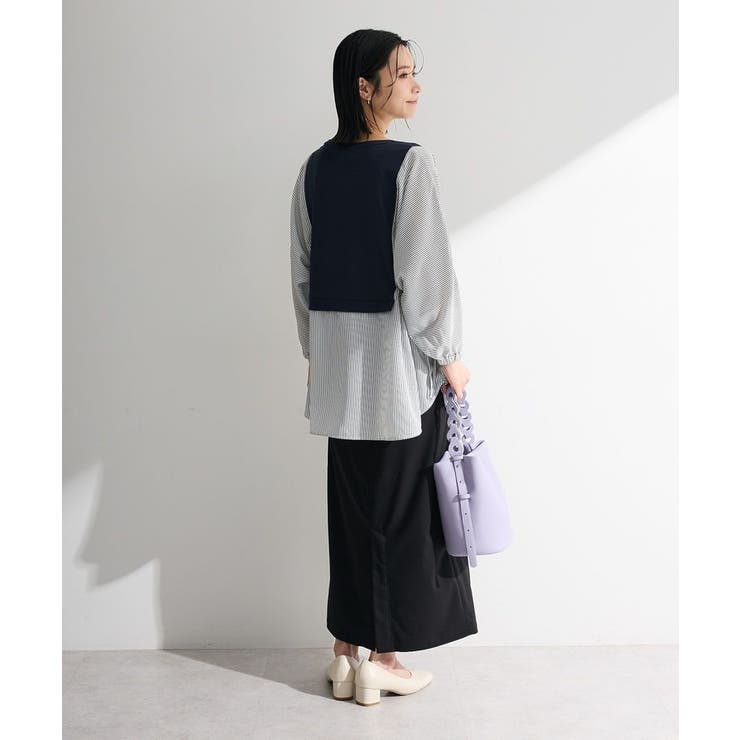 脇リボンドッキングチュニック | Green Parks  | 詳細画像4 