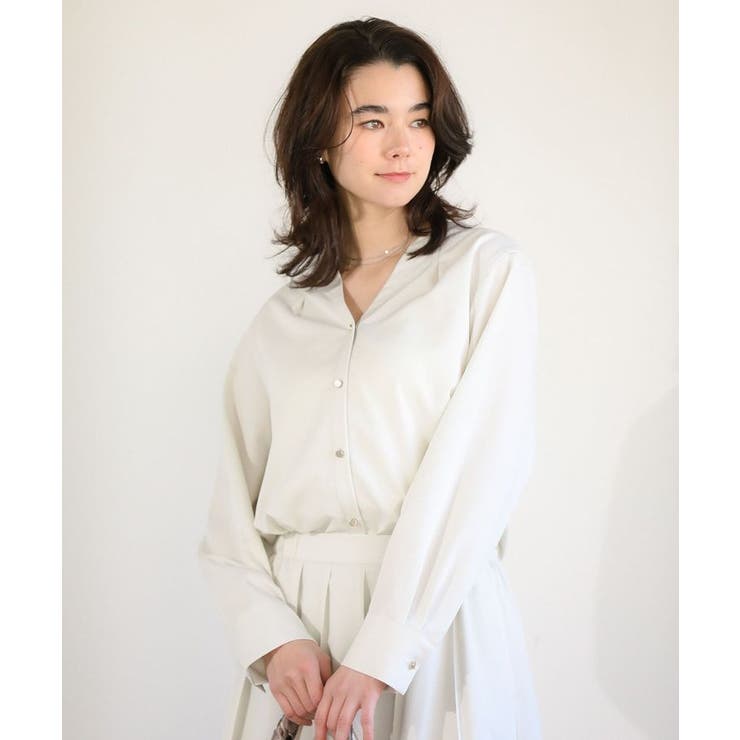 SET2点スキッパーブラウス+プリーツスカート | Green Parks  | 詳細画像4 