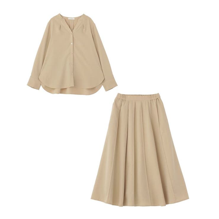 SET2点スキッパーブラウス+プリーツスカート | Green Parks  | 詳細画像50 