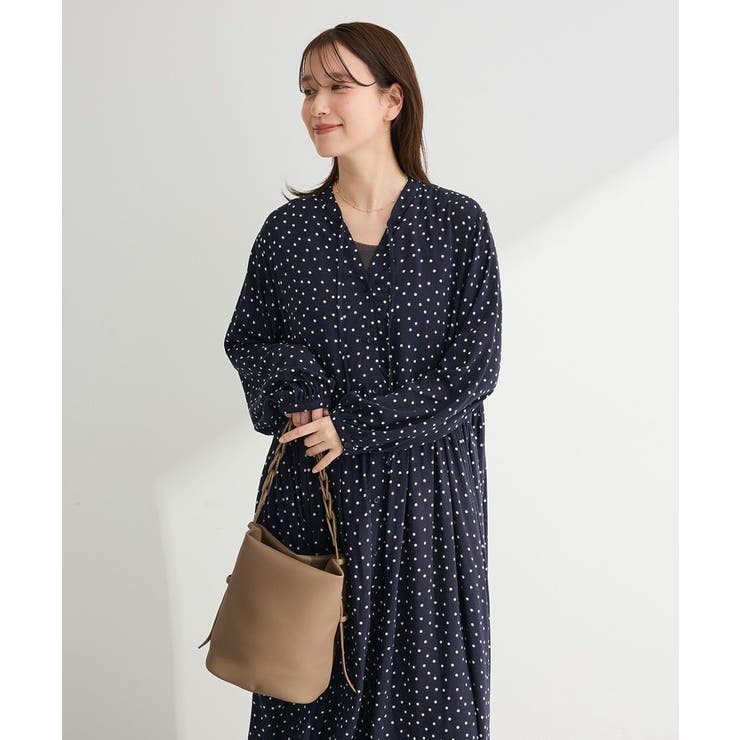 スキッパーギャザーワンピース | Green Parks  | 詳細画像6 