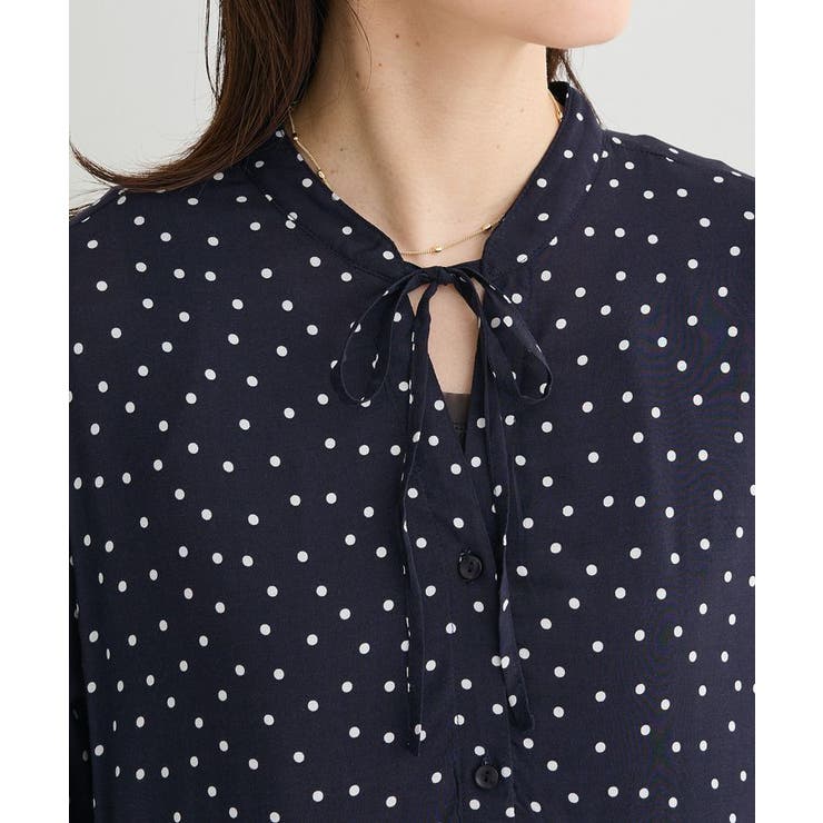 スキッパーギャザーワンピース | Green Parks  | 詳細画像9 