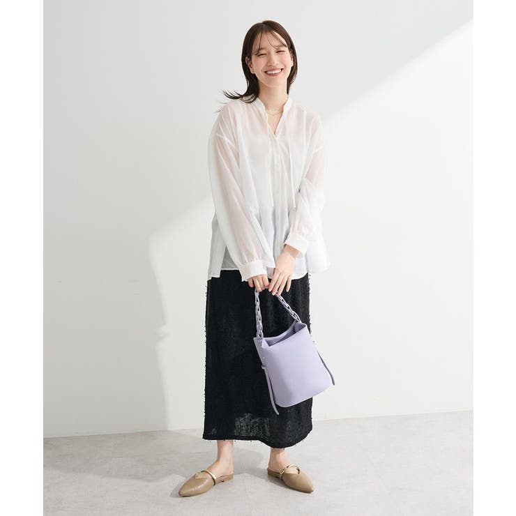 フレアラインスキッパーブラウス | Green Parks  | 詳細画像13 