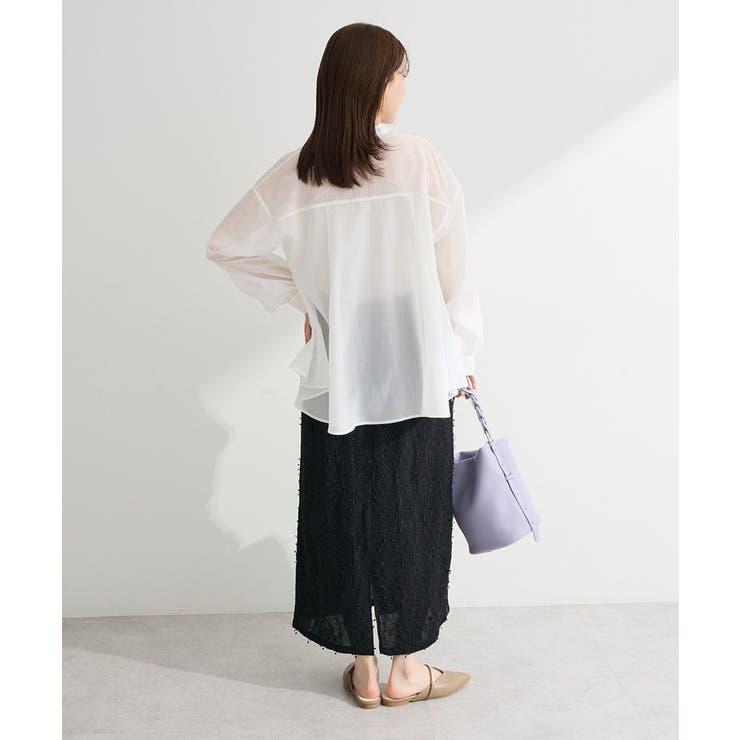 フレアラインスキッパーブラウス | Green Parks  | 詳細画像15 