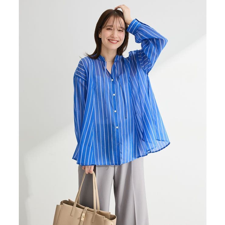 フレアラインスキッパーブラウス | Green Parks  | 詳細画像5 