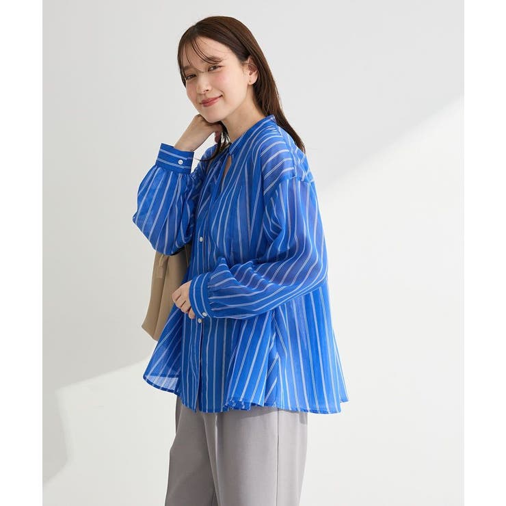 フレアラインスキッパーブラウス | Green Parks  | 詳細画像7 