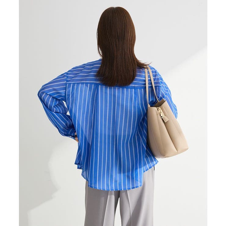 フレアラインスキッパーブラウス | Green Parks  | 詳細画像8 