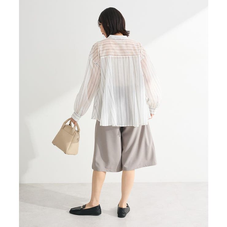 フレアラインスキッパーブラウス | Green Parks  | 詳細画像21 