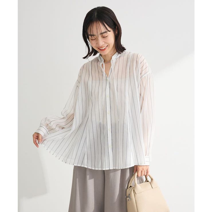 フレアラインスキッパーブラウス | Green Parks  | 詳細画像22 