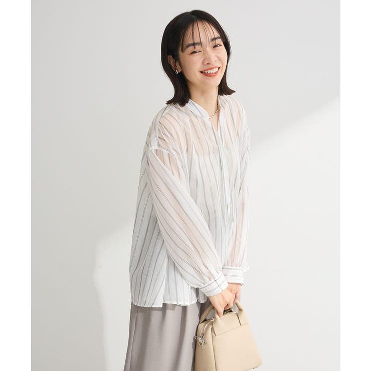 フレアラインスキッパーブラウス | Green Parks  | 詳細画像23 