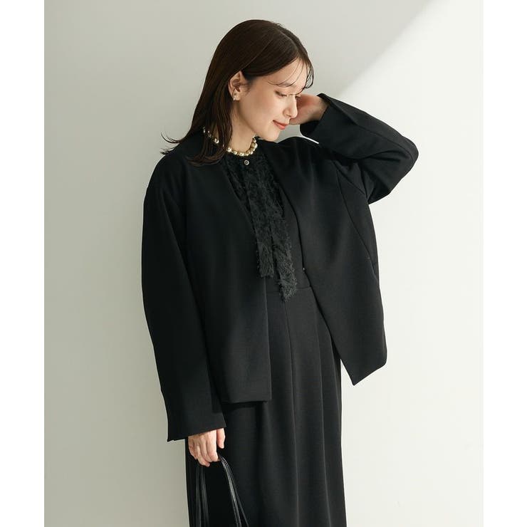 O.洗えてストレッチ ノーカラージャケット | Green Parks  | 詳細画像13 