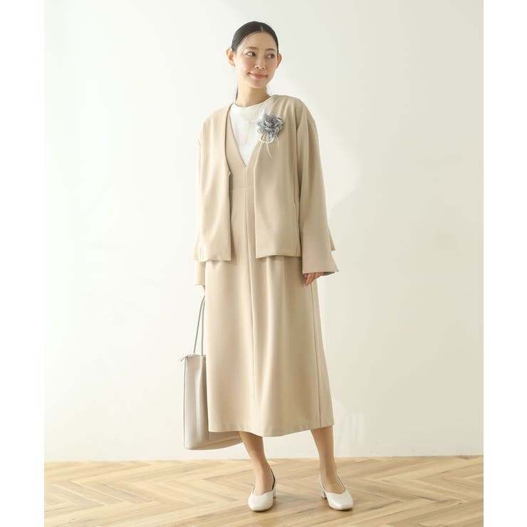 O.洗えてストレッチ ノーカラージャケット | Green Parks  | 詳細画像24 