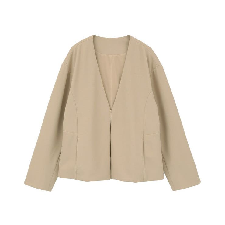 O.洗えてストレッチ ノーカラージャケット | Green Parks  | 詳細画像40 