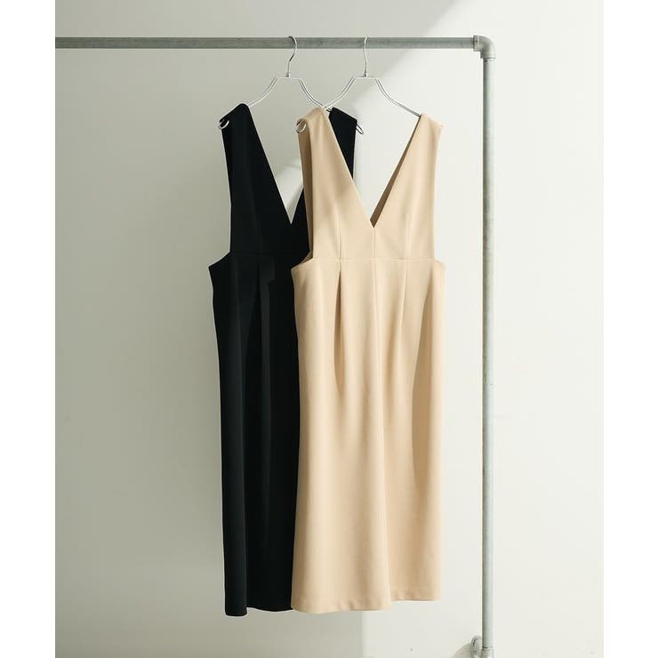 O.洗えてストレッチ Vネックジャンスカ | Green Parks  | 詳細画像34 