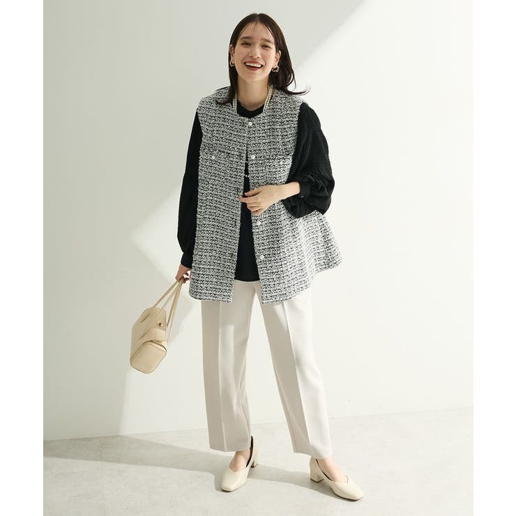 O.ツィードペプラムベスト | Green Parks  | 詳細画像2 