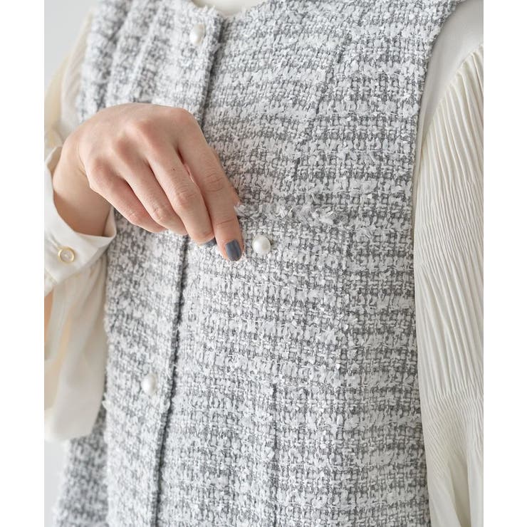 O.ツィードペプラムベスト | Green Parks  | 詳細画像23 