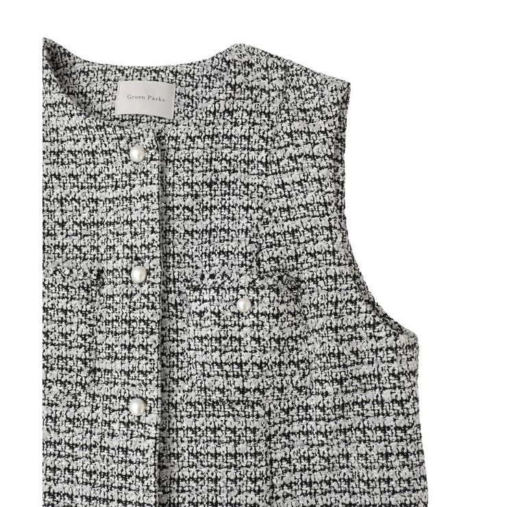 O.ツィードペプラムベスト | Green Parks  | 詳細画像29 