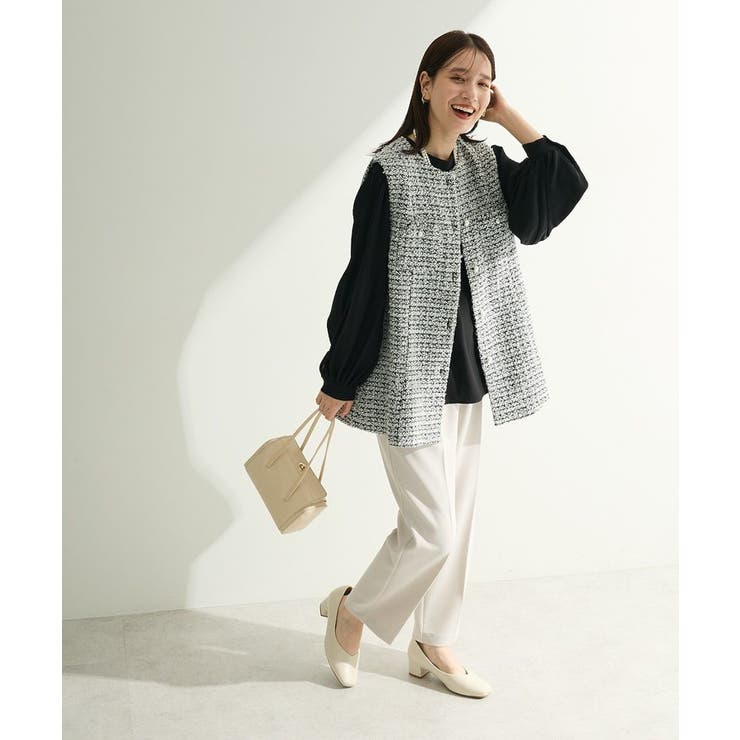 O.ツィードペプラムベスト | Green Parks  | 詳細画像4 