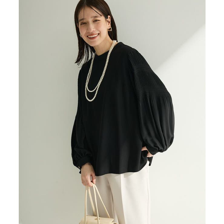 O.袖プリーツブラウス | Green Parks  | 詳細画像7 