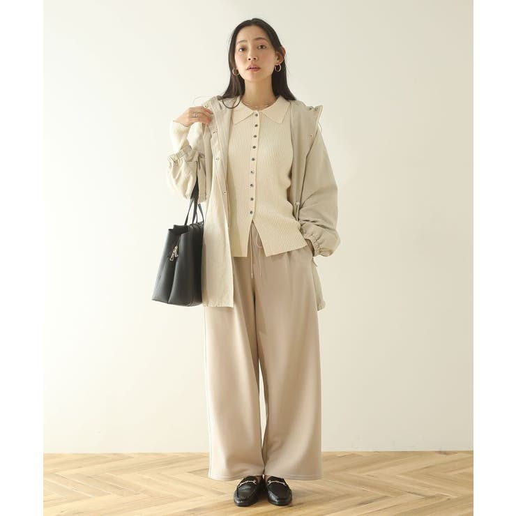 楽ちんリップルワイドパンツ | Green Parks  | 詳細画像12 