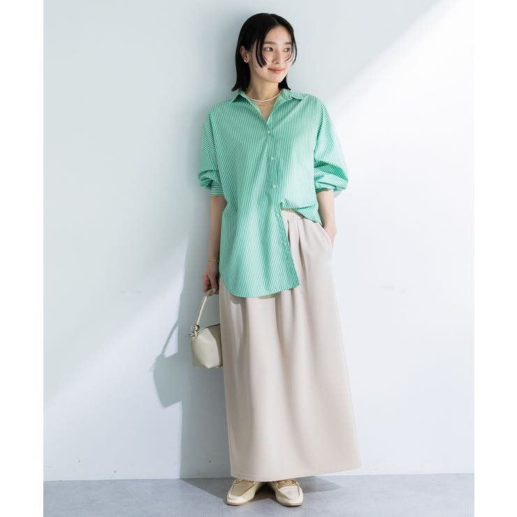 楽ちんリップルIラインスカート | Green Parks  | 詳細画像9 