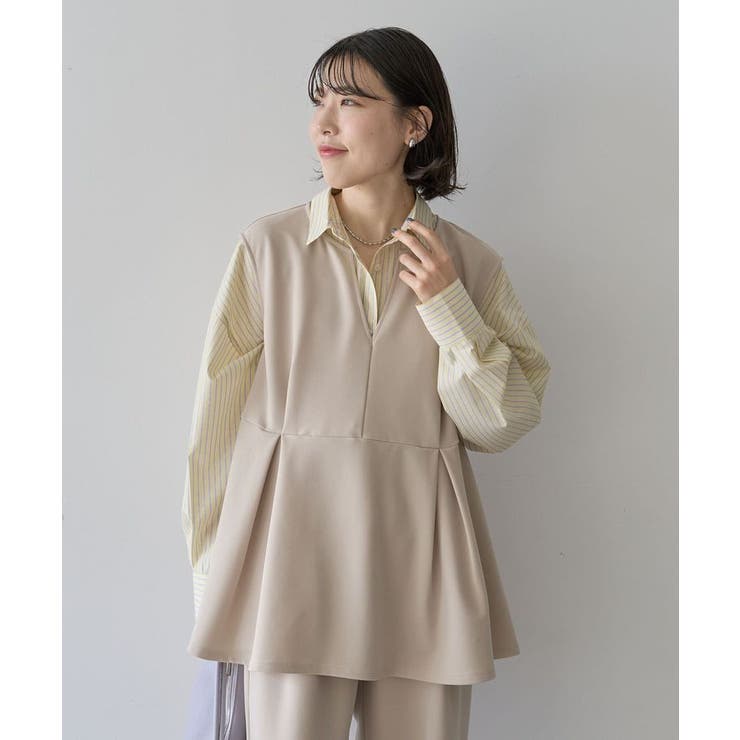 楽ちんリップルペプラムベスト | Green Parks  | 詳細画像17 