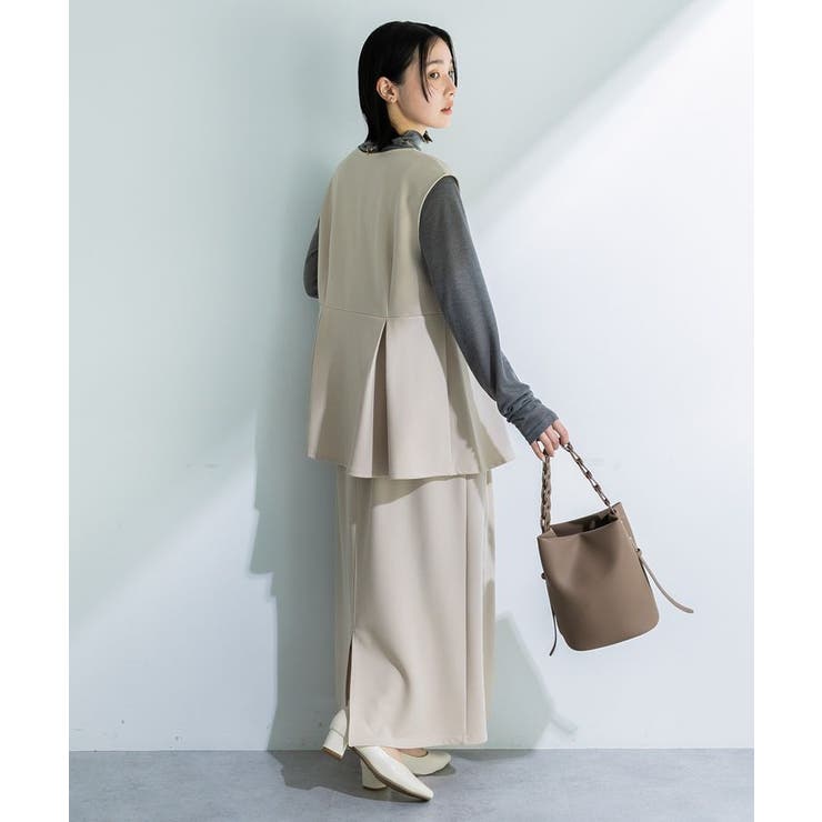 楽ちんリップルペプラムベスト | Green Parks  | 詳細画像4 