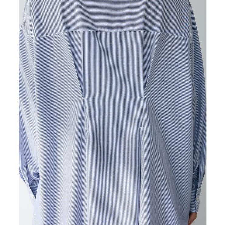 イージーケア抜け衿ウエストタックシャツワンピース | Green Parks  | 詳細画像22 