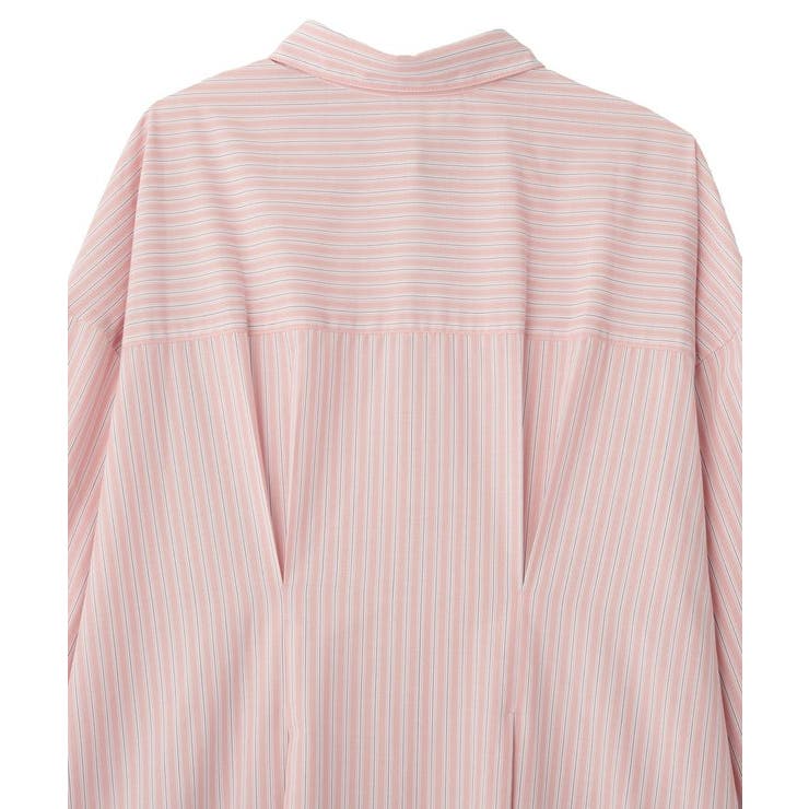 イージーケア抜け衿ウエストタックシャツワンピース | Green Parks  | 詳細画像28 