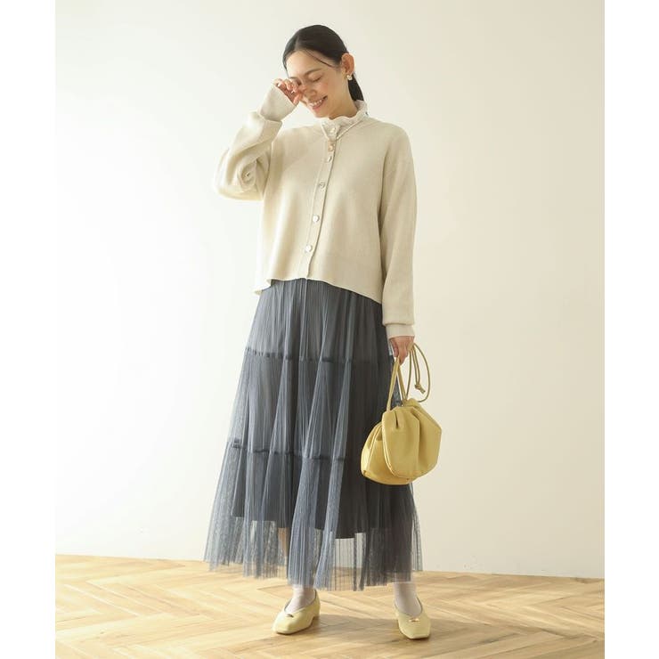 アンチピリング金ボタンニットカーディガン | Green Parks  | 詳細画像16 