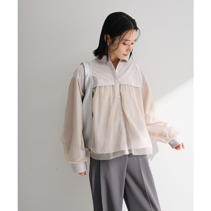 ベージュ | イージーケアチュールドッキングシャツ | Green Parks 