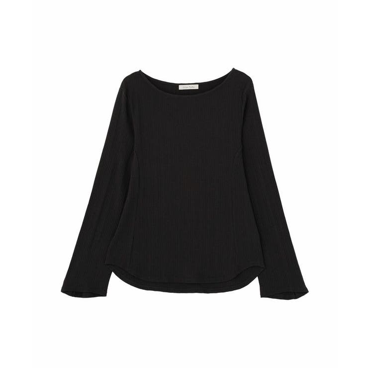 ブラック | チェーンリブカットプルオーバー | Green Parks 