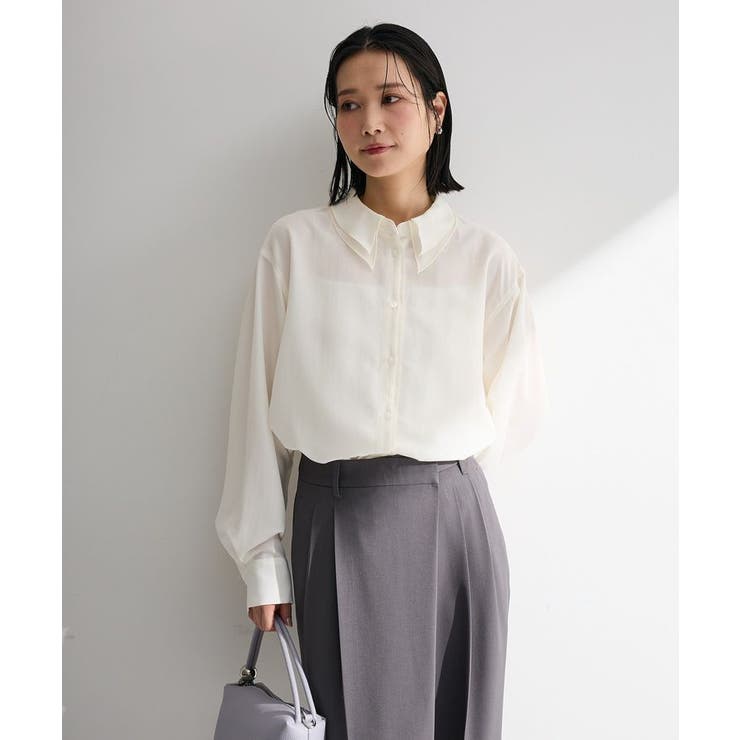 レイヤード風BIGシャツ | Green Parks  | 詳細画像12 