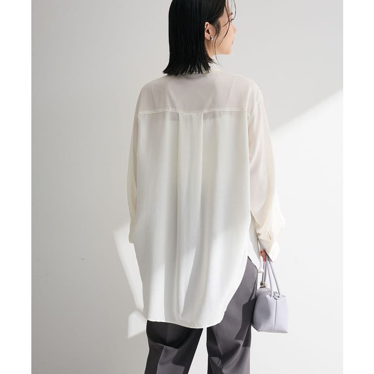 レイヤード風BIGシャツ | Green Parks  | 詳細画像16 