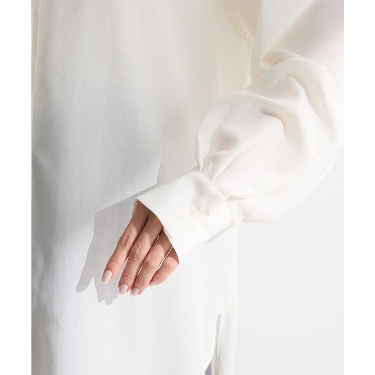 レイヤード風BIGシャツ | Green Parks  | 詳細画像19 