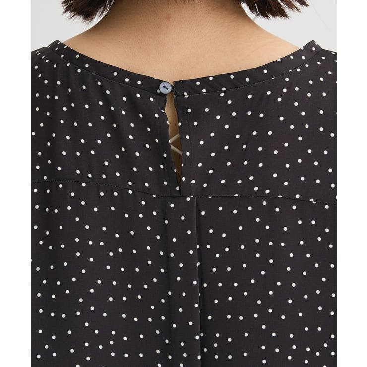 ドットイージーケアバックスリットブラウス | Green Parks  | 詳細画像13 