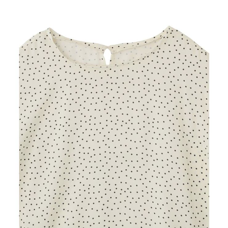 ドットイージーケアバックスリットブラウス | Green Parks  | 詳細画像18 