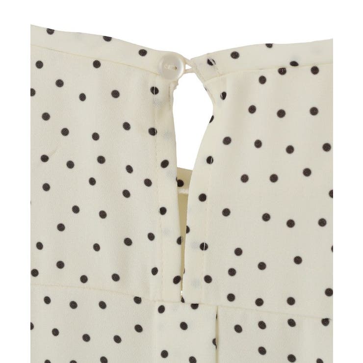 ドットイージーケアバックスリットブラウス | Green Parks  | 詳細画像21 