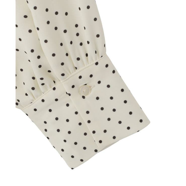 ドットイージーケアバックスリットブラウス | Green Parks  | 詳細画像23 