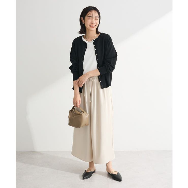 イージーケアワイドガウチョパンツ | Green Parks  | 詳細画像2 