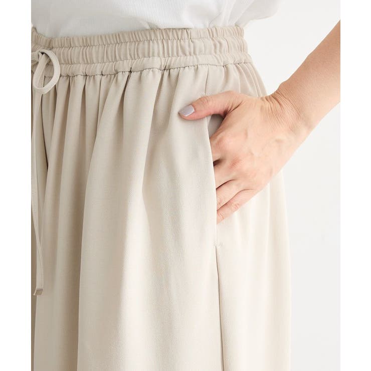 イージーケアワイドガウチョパンツ | Green Parks  | 詳細画像7 