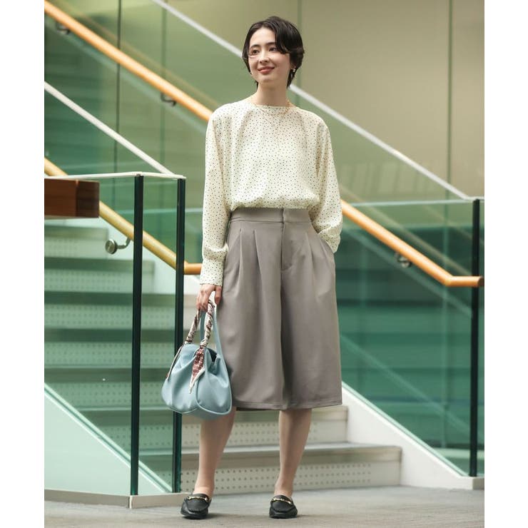 イージーケアキュロットパンツ | Green Parks  | 詳細画像2 