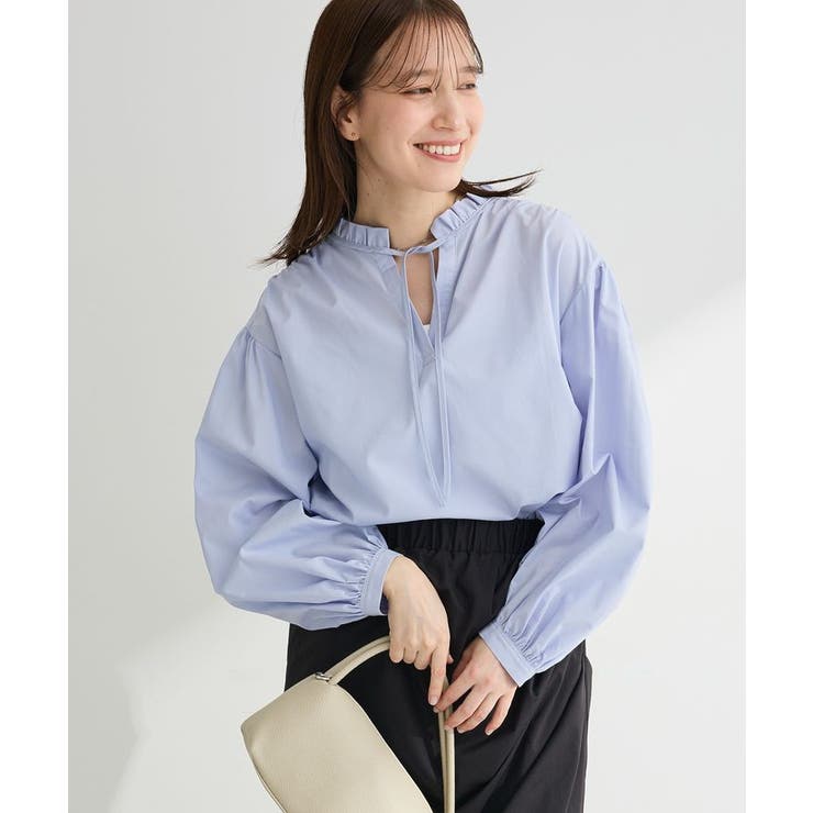 2wayフリルハイネックブラウス | Green Parks  | 詳細画像1 