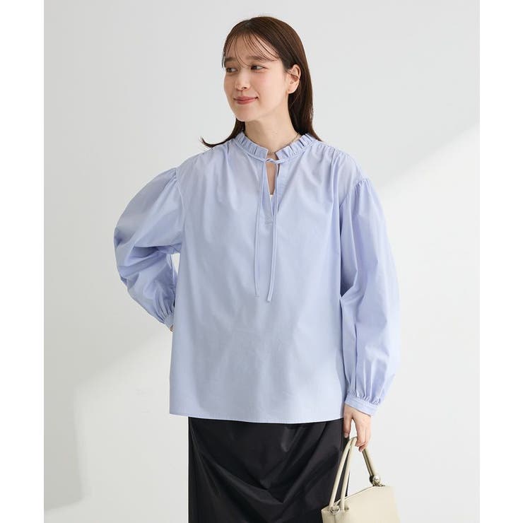 2wayフリルハイネックブラウス | Green Parks  | 詳細画像7 