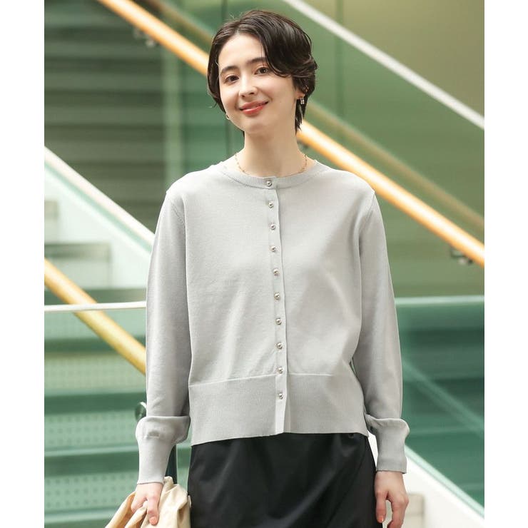 金釦コンパクトニットカーディガン | Green Parks  | 詳細画像6 