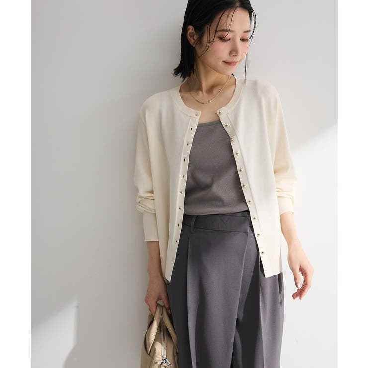 金釦コンパクトニットカーディガン | Green Parks  | 詳細画像11 