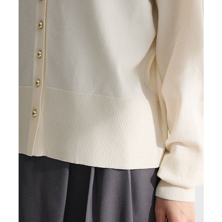 金釦コンパクトニットカーディガン | Green Parks  | 詳細画像17 