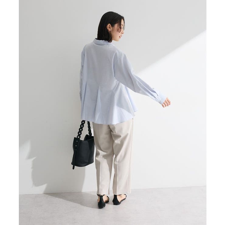 スウィッチングペプラムシャツ | Green Parks  | 詳細画像4 